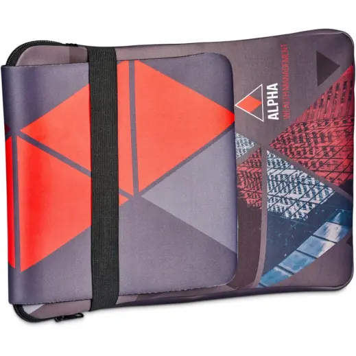 Hoppla Bellville Neoprene 13-inch Laptop Sleeve with Build-in Mouse Pad Branded